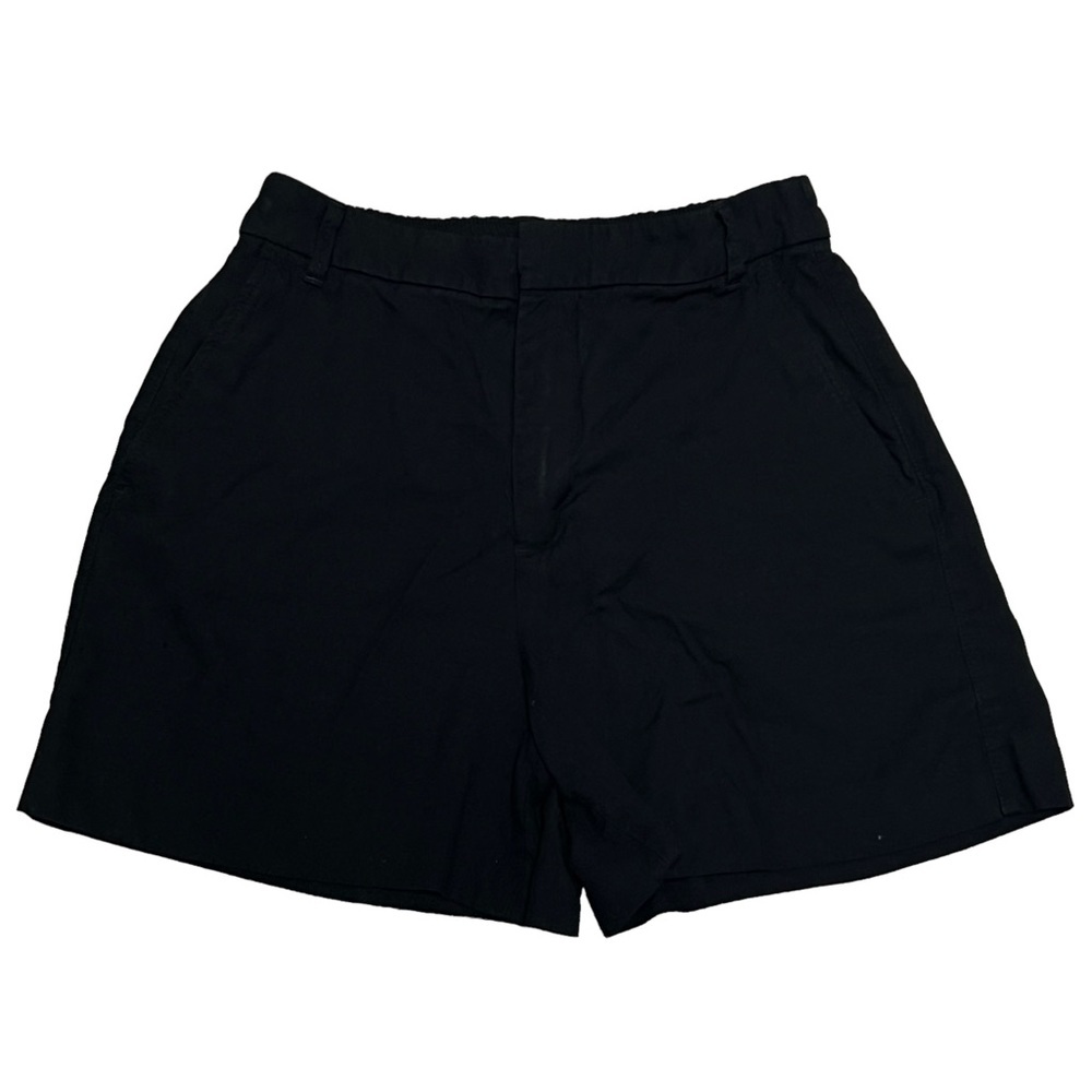 Zara Black Dress Shorts Size Small Black Elastic Waist Dressy High Waisted - Picture 5 of 11